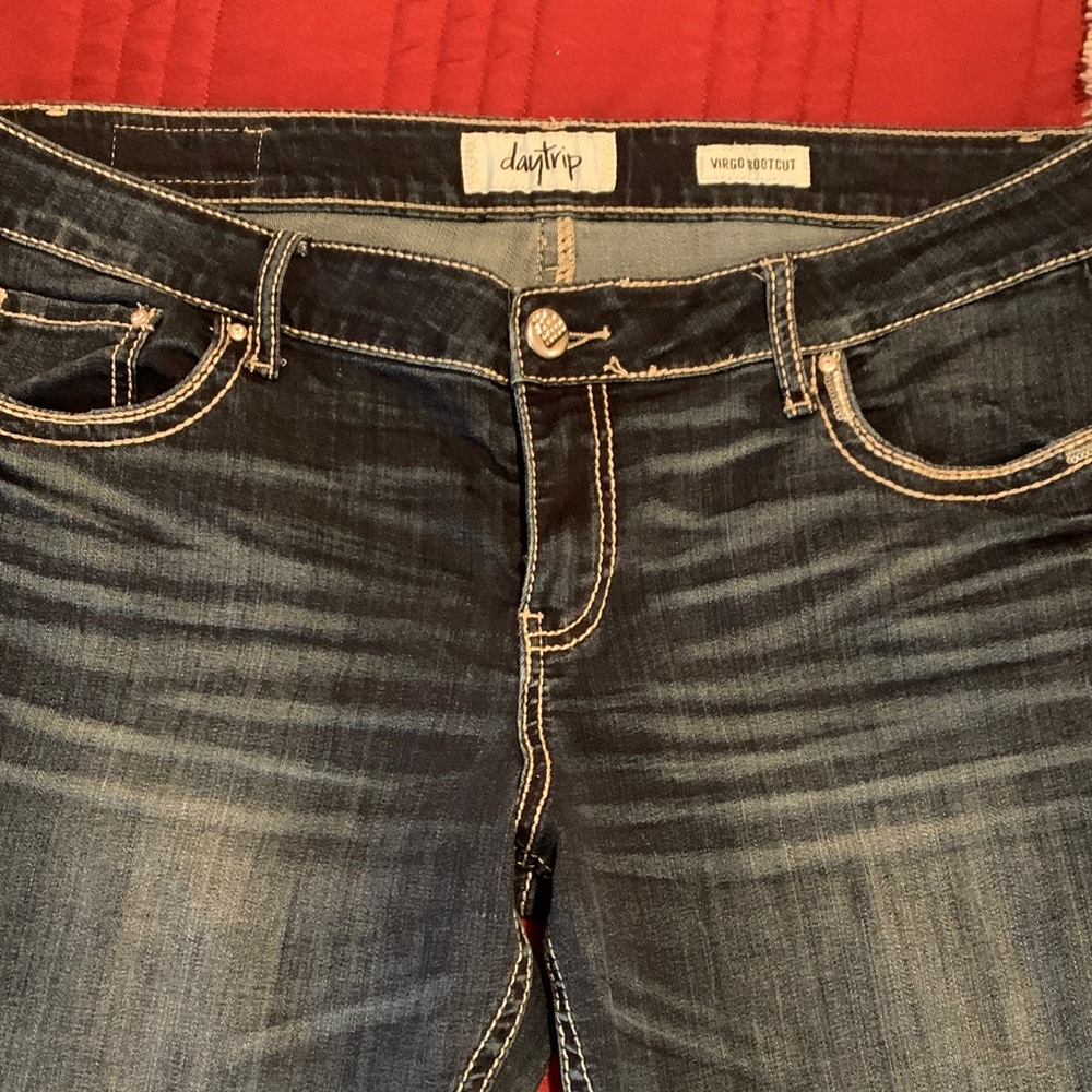 Daytrip Virgo Women's Dark Blue Boot Cut Jeans